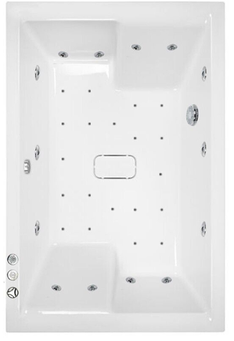 Trojan Amare is a large whirlpool spa bath