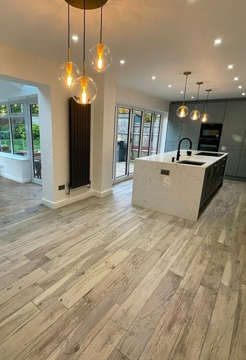 A recent kitchen transformation in Cardiff