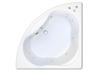 Trojan Laguna 1200 x 1200mm Corner 12 Luxury Jet Whirlpool /Jacuzzi Bath & Light