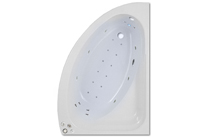 Trojan Orlando 1500 x 1020mm RH Corner 24 Lux Jet Whirlpool/Jacuzzi Bath & Light