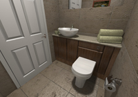 Example bathroom design