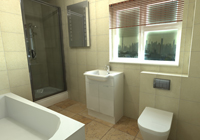 Example bathroom design