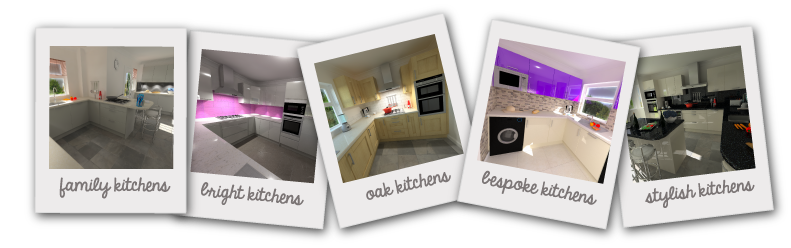 A sample of some kitchen designs we have created for our clients using our 3D software