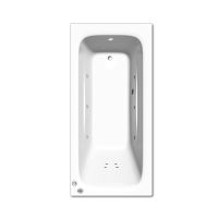 Mia 1700 x 700mm Luxury 12 Flatline Jet Whirlpool / Jacuzzi Bath