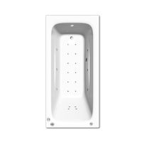 Mia 1700 x 700mm Luxury 24 Flatline Jet Whirlpool / Jacuzzi Bath