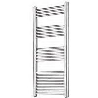 Wendover Chrome Straight Multi Rail Towel Radiator 1200mm x 750mm