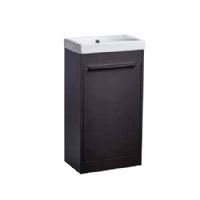 Tavistock Sequence Gloss Clay 450mm Freestanding Unit with 450mm Ceramic Basin
