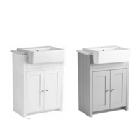 Tavistock Lansdown 600mm Semi-Countertop Unit with 515mm Ceramic Basin