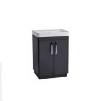 Tavistock Compass Gloss Clay 600mm Freestanding Unit with Ceramic Basin