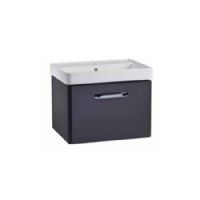 Tavistock Compass Gloss Clay 600mm Wall Mounted Unit with Ceramic Basin