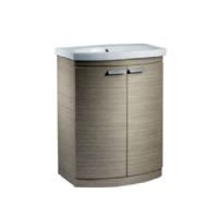 Tavistock Tempo Light Java Finish 650mm Freestanding Unit with 650mm Ceramic Basin