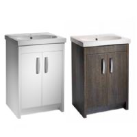Tavistock Impact 600mm Freestanding Unit with 600mm Ceramic Basin