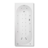 Trojan Cascade 1800 x 800mm 24 Jet Whirlpool / Jacuzzi Bath