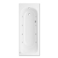 Trojan Derwent 1200 x 700mm 8 Jet Whirlpool / Jacuzzi Bath