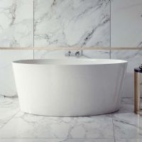 Bute 1600 x 720 Gloss Freestanding bath by Ramsden and Mosley