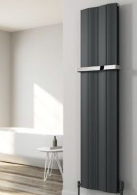 Wave Vertical - Aluminium Radiator