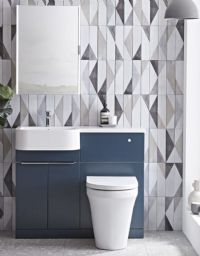 Tavistock Match Oxford Blue 1000mm unit and basin 
