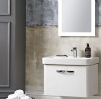Tavistock Compass Gloss White 500 Wall Mounted Unit