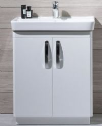 Tavistock Compass Gloss White 500mm Freestanding Unit