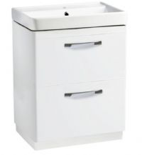 Tavistock Compass Gloss White 600mm Freestanding Unit